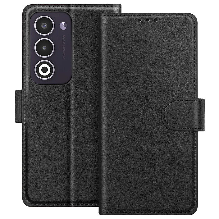 Avizar Étui Portefeuille pour Oppo A5 Série Chesterfield avec Fonction Support