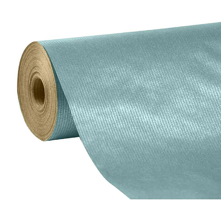 CLAIREFONTAINE Papier cadeau 'Uni', sur rouleau, turquoise