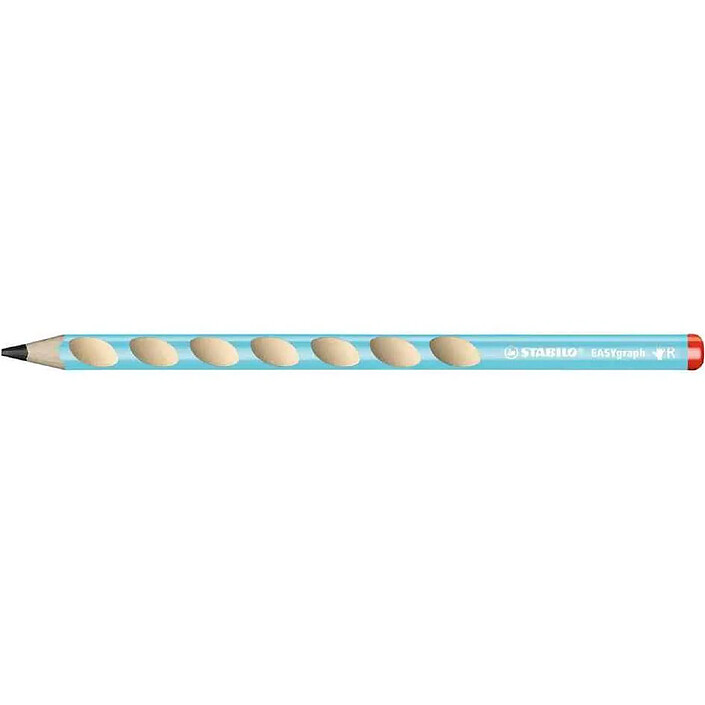 STABILO Crayon graphite STABILO EASYgraph HB gaucher - bleu clair x 6