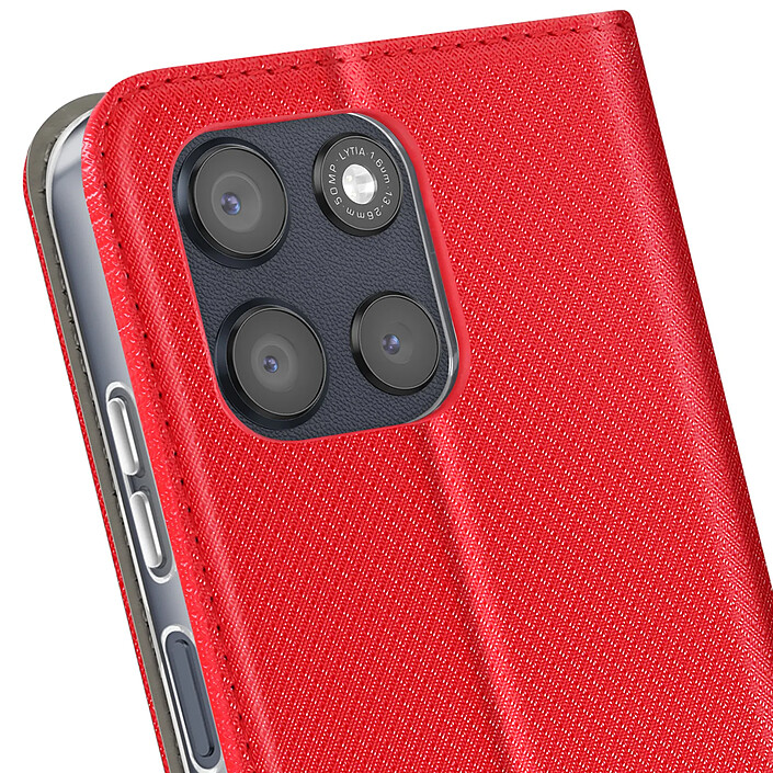Acheter Avizar Étui pour Motorola Moto G56 Texturé Strié avec Porte-carte et Fonction Support