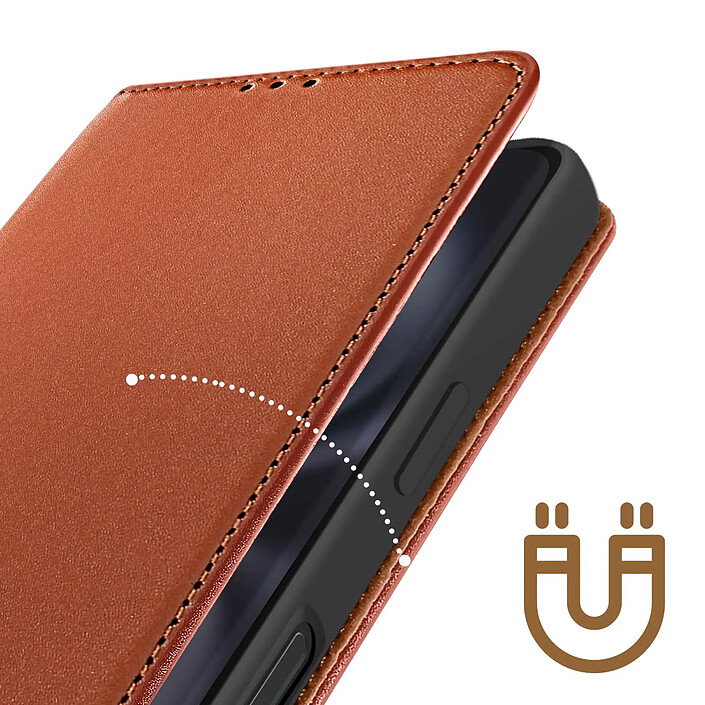 Avizar Étui pour iPhone 17 en Cuir avec Portes Cartes et Support Vidéo pas cher