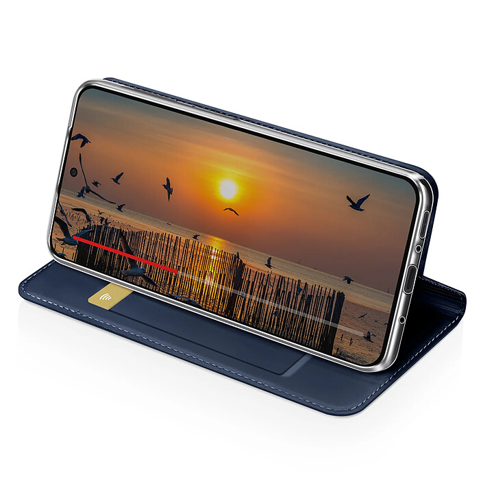 Avis Dux Ducis Étui Clapet pour OnePlus Nord 5 avec Porte-cartes Série Skin Pro Bleu nuit