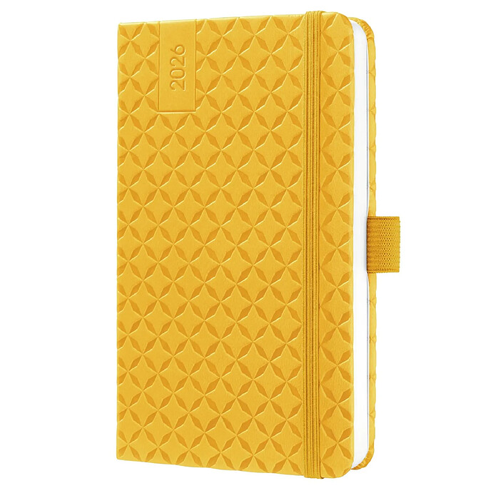 SIGEL Agenda de poche Jolie Flair 2026, A6, jaune