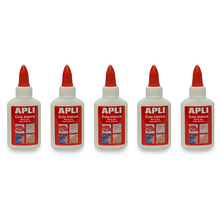 APLI Colle blanche - 40 g x 5