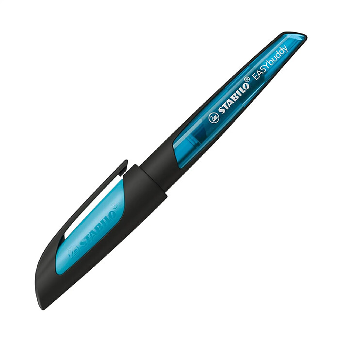 STABILO Stylo plume EASYbuddy pointe L gauchers noir/bleu