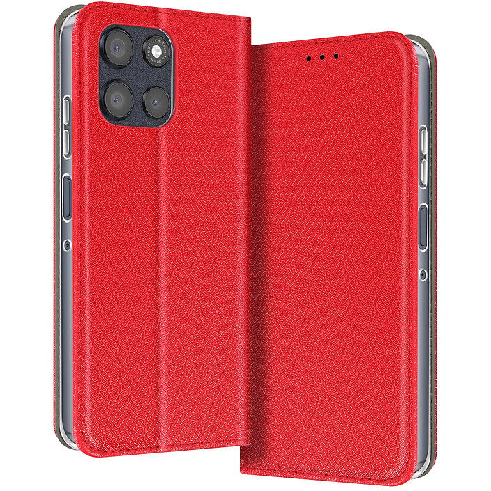 Avizar Étui pour Motorola Moto G56 Texturé Strié avec Porte-carte et Fonction Support