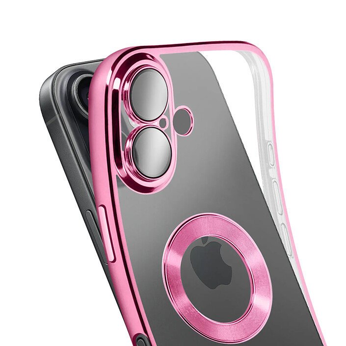 Avis Avizar Coque pour iPhone 17 avec Contour Chromé en Silicone Souple