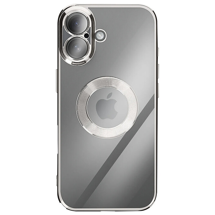Avizar Coque pour iPhone 17 avec Contour Chromé en Silicone Souple