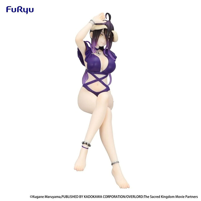 Avis Overlord - Statuette Noodle Stopper Albedo Swimsuit Dark Purple Color Ver. 16 cm