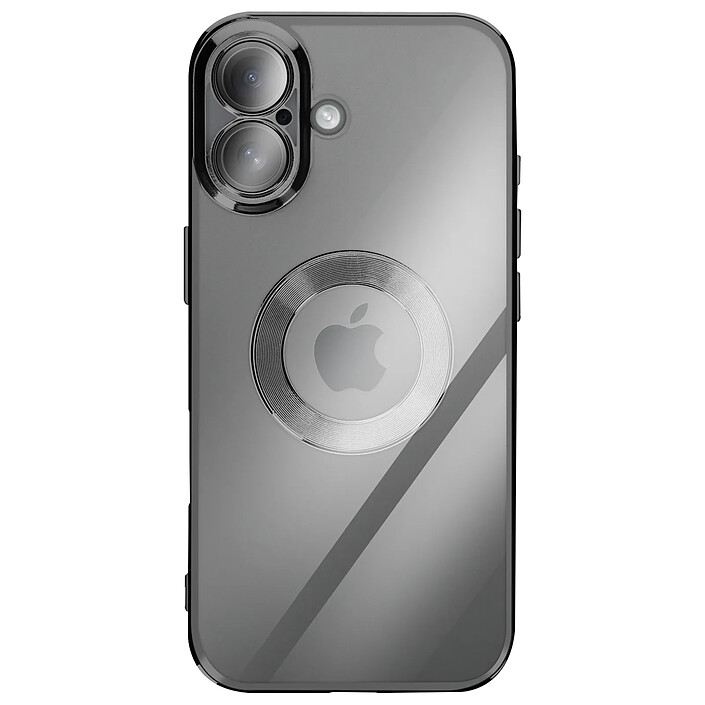 Avizar Coque pour iPhone 17 avec Contour Chromé en Silicone Souple