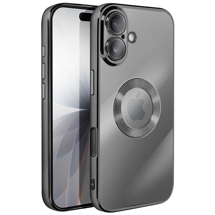 Avizar Coque pour iPhone 17 avec Contour Chromé en Silicone Souple pas cher