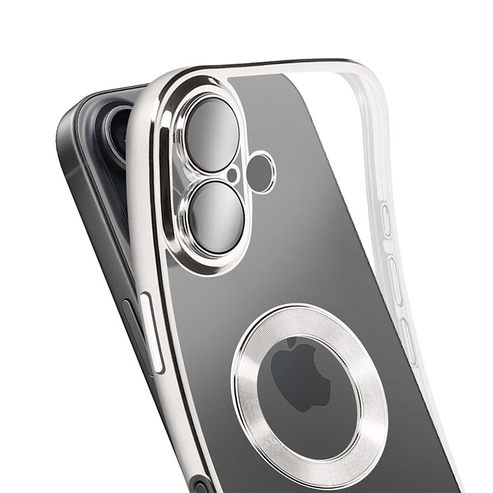 Avis Avizar Coque pour iPhone 17 avec Contour Chromé en Silicone Souple