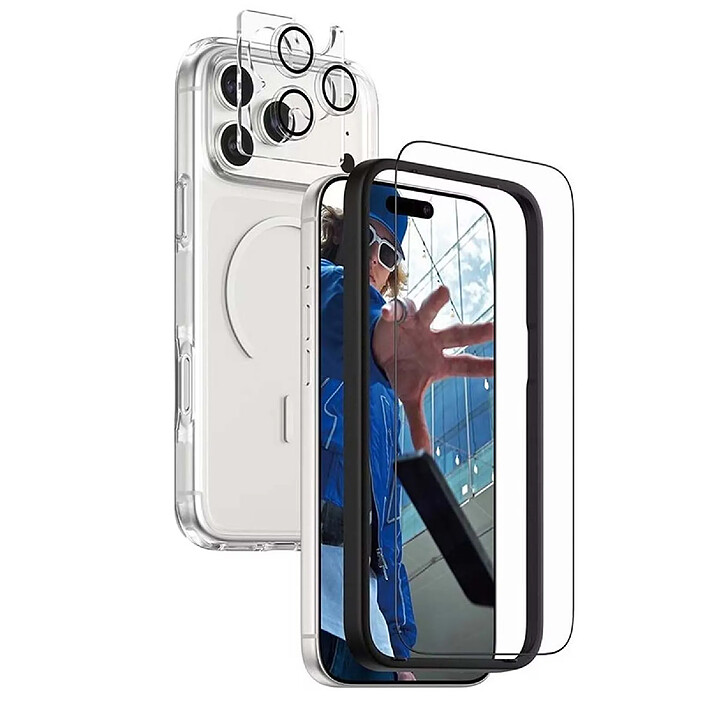 Avis PanzerGlass Pack de Protection 3-en-1 pour iPhone 17 Pro Max Modèle Flagship Transparent