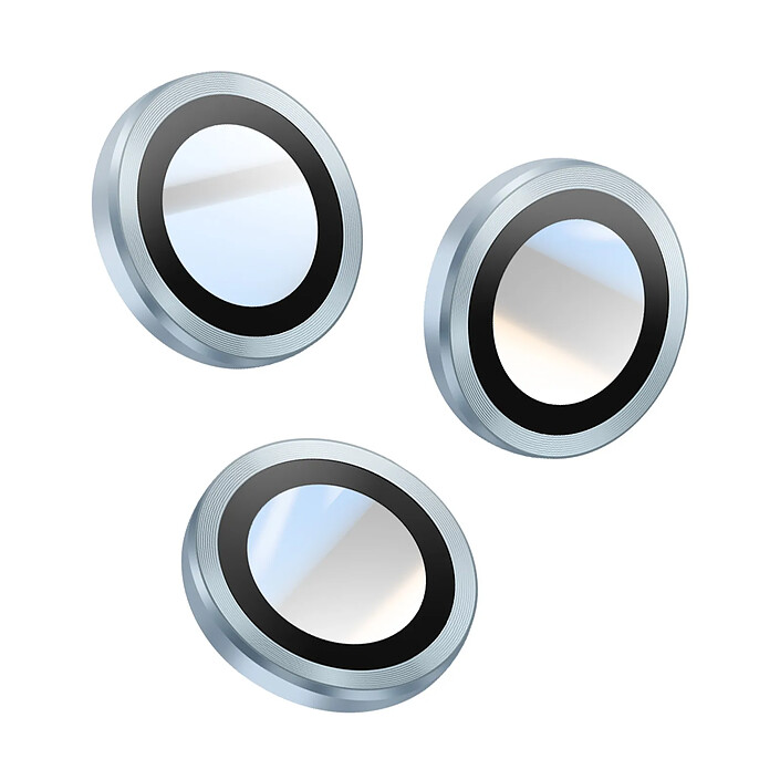 Avizar Protection d'Objectif Caméra pour iPhone 17 Pro Max avec Contour Renforcé Bleu clair pas cher