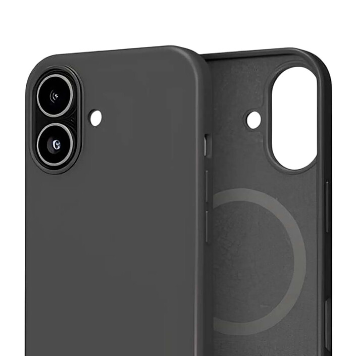 Avis MW Coque pour iPhone 17 Compatible MagSafe en Silicone Noir