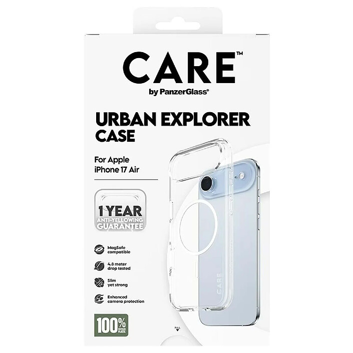 Panzer Glass Coque MagSafe pour iPhone Air Flagship Urban Combat Transparent pas cher