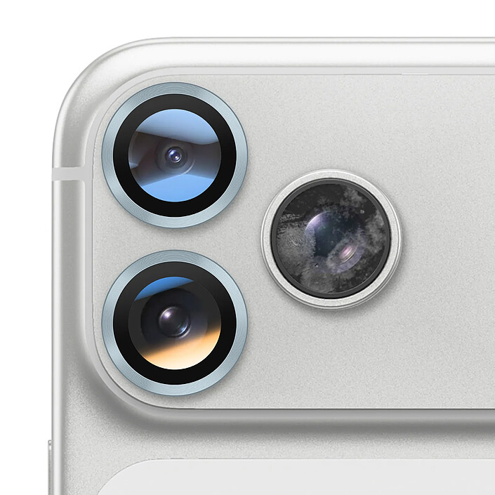 Acheter Avizar Protection d'Objectif Caméra pour iPhone 17 Pro Max avec Contour Renforcé Bleu clair