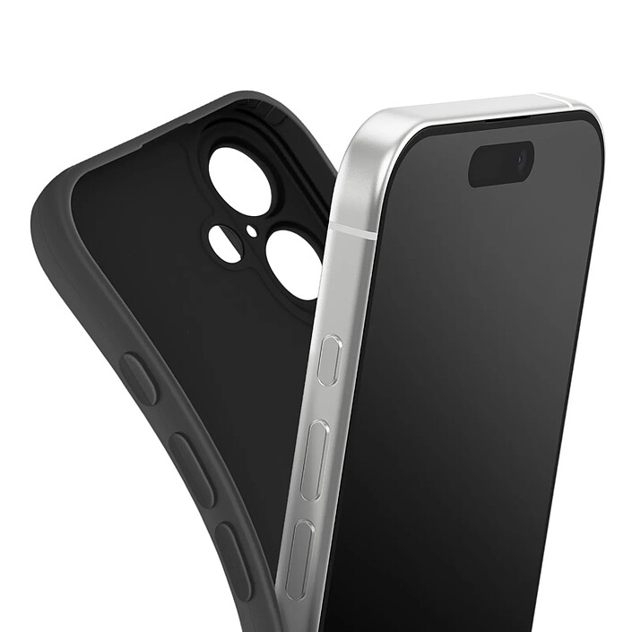 Acheter Avizar Coque pour iPhone 17 en Silicone Souple avec Renfort Bloc Caméra