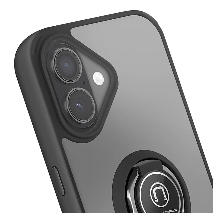 Acheter Avizar Coque pour iPhone 17 avec Support Anneau et Fixation Magnétique Noir
