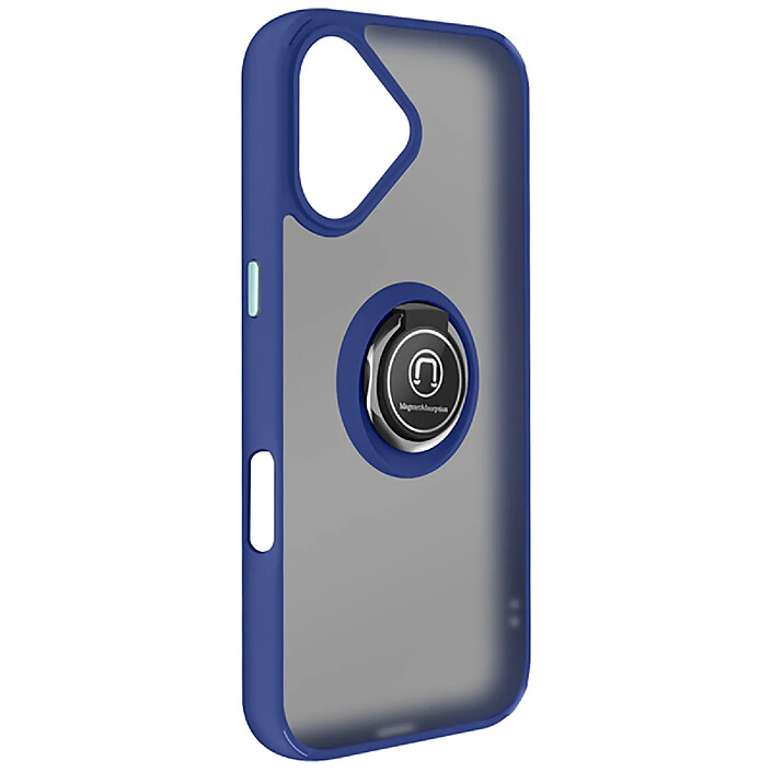 Avizar Coque pour iPhone 17 avec Support Anneau et Fixation Magnétique Bleu
