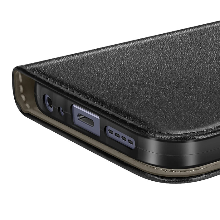 Avizar Étui Folio pour Realme Note 60 avec Porte-cartes et Fonction Support Vidéo Noir pas cher