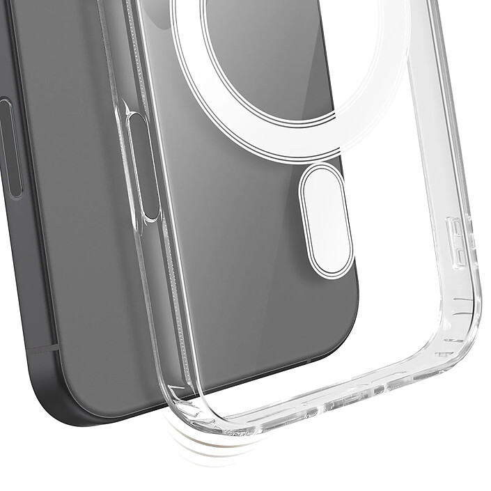 Avis Coque pour iPhone 17 Rigide Compatible Accessoires MagSafe Transparent