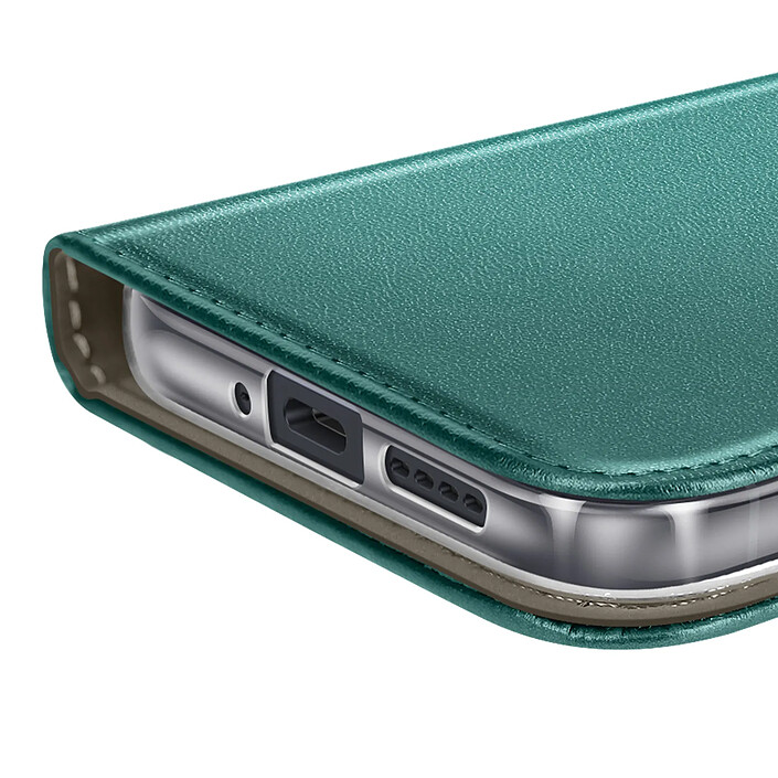 Avizar Étui Folio pour Realme 14T / P3 avec Porte-cartes et Fonction Support Vidéo Vert sapin pas cher