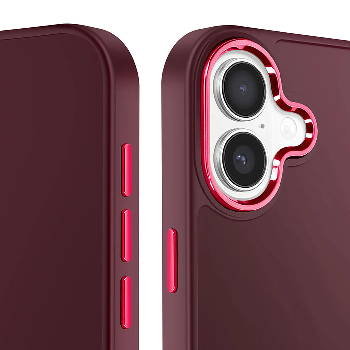 Avis Avizar Coque pour iPhone 17 Finition Mat avec Contour Caméra Métallisé
