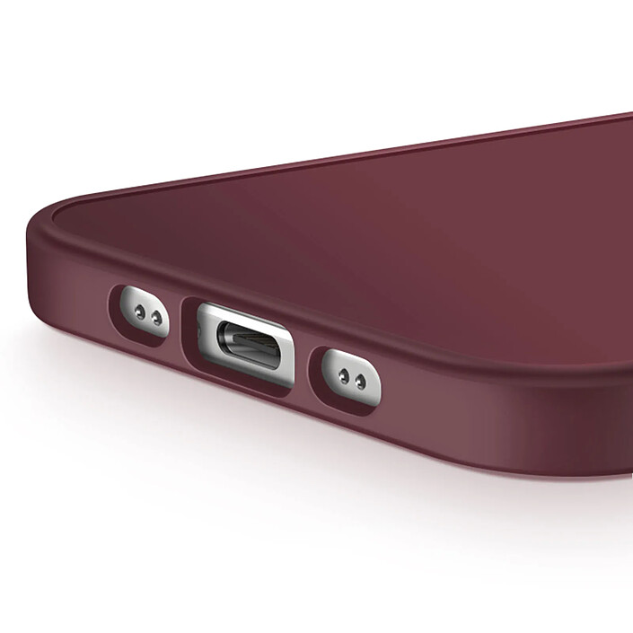 Acheter Avizar Coque pour iPhone Air Finition Mat avec Contour Caméra Métallisé Bordeaux