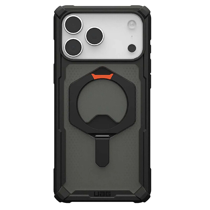 UAG Coque pour iPhone 17 Pro Max MagSafe avec Support Métallique Plasma XTE Noir