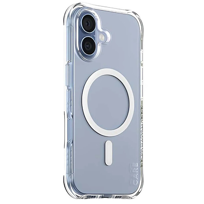 PanzerGlass Coque pour iPhone 17 Fashionable Samba MagSafe Care Angle Renforcé Transparent