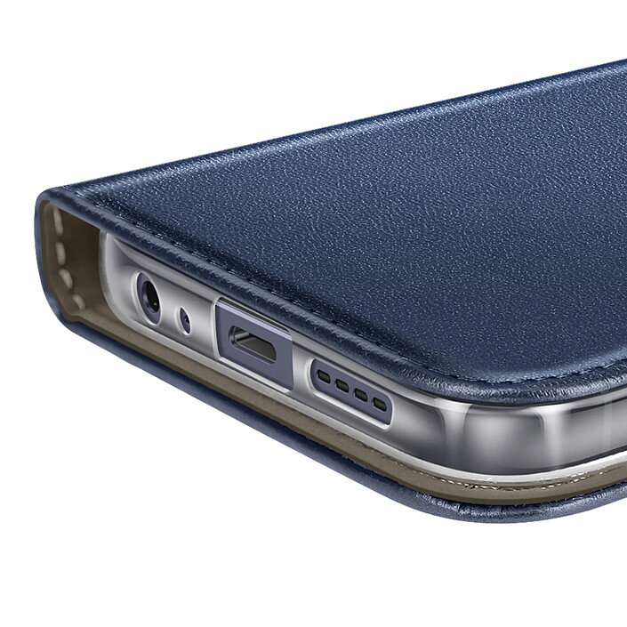 Avizar Étui Folio pour Realme Note 60 avec Porte-cartes et Fonction Support Vidéo Bleu nuit pas cher