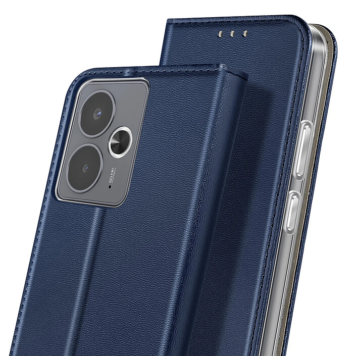 Acheter Avizar Étui Folio pour Realme 14T / P3 avec Porte-cartes et Fonction Support Vidéo Bleu nuit