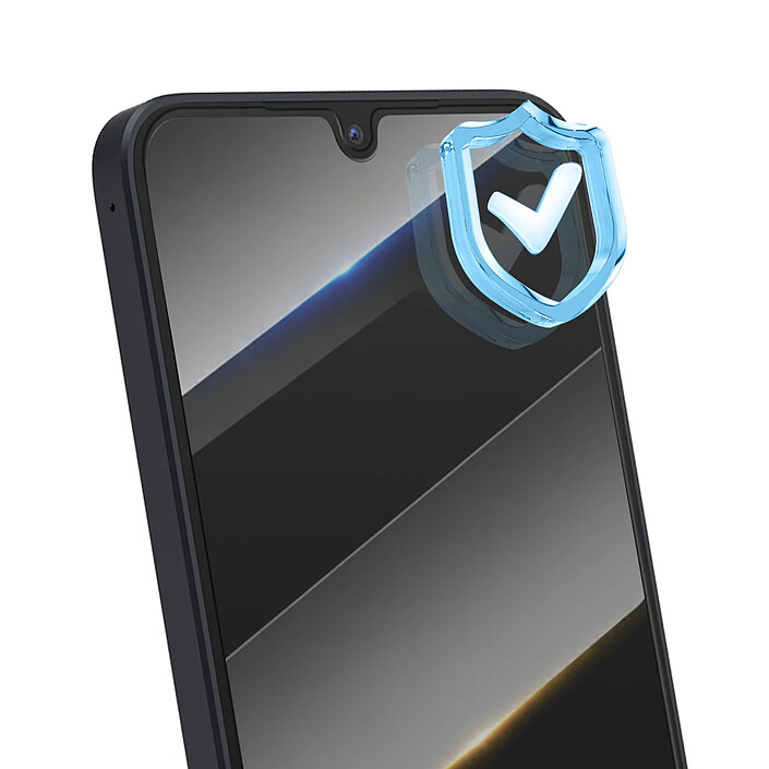 Avis iMak Verre Trempé pour Samsung Galaxy A17 Protection Antirayures Ultra Résistant Noir transparent