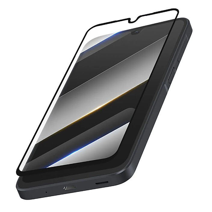 iMak Verre Trempé pour Samsung Galaxy A17 Protection Antirayures Ultra Résistant Noir transparent