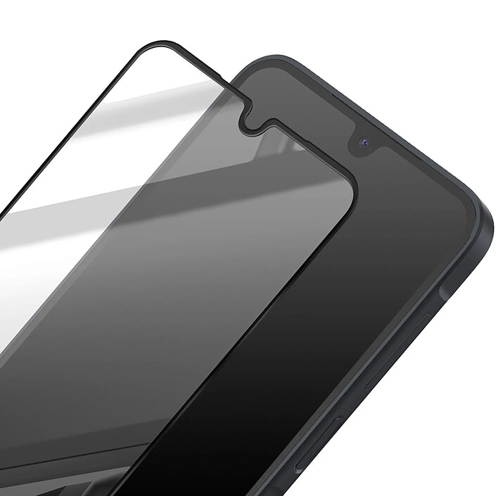 iMak Verre Trempé pour Samsung Galaxy A17 Protection Antirayures Ultra Résistant Noir transparent pas cher