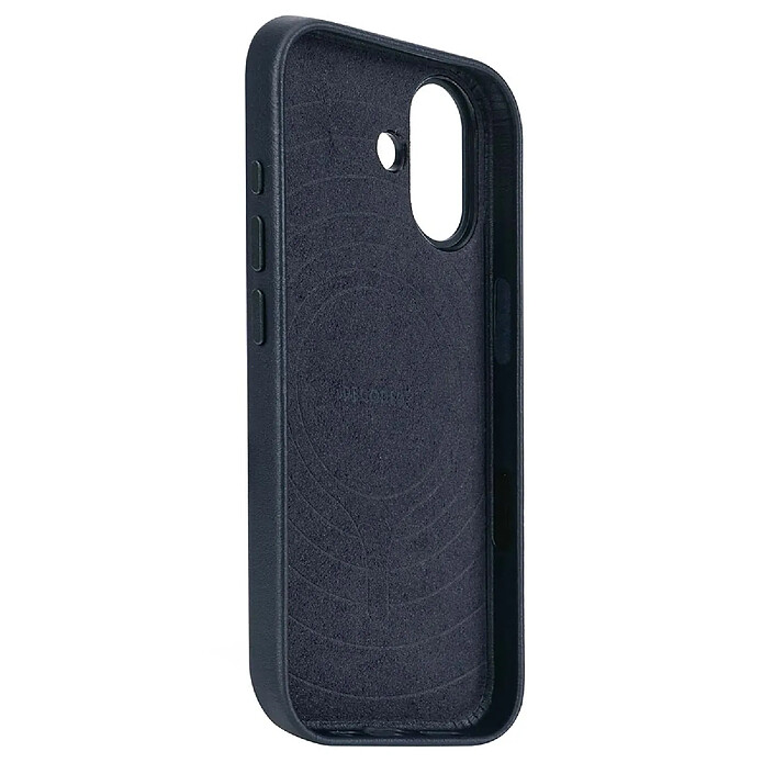 Decoded Coque pour iPhone 17 MagSafe en Cuir Antichocs Bleu marine pas cher