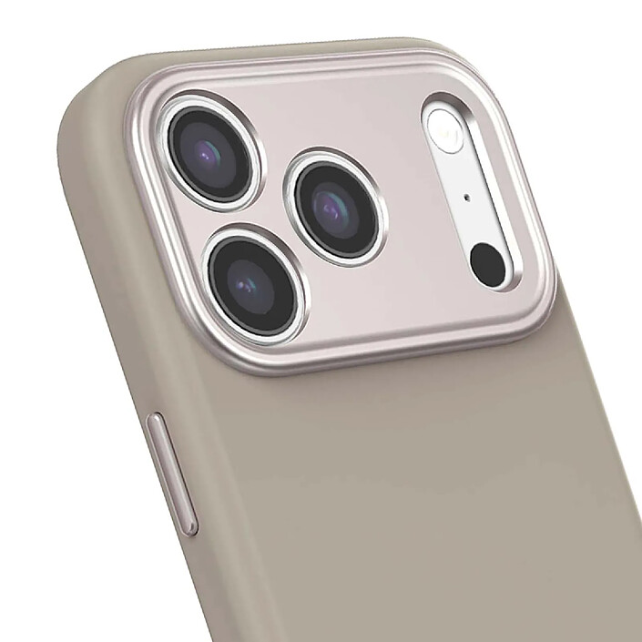 Acheter Decoded Coque MagSafe pour iPhone 17 Pro en Silicone Ultra Douce Antichoc Taupe