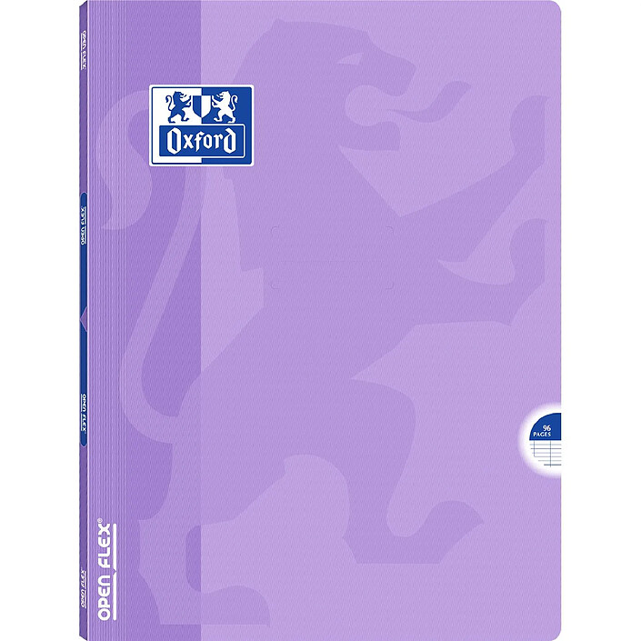 Acheter OXFORD cahier openflex pastel pp agrafé 24x32cm 96Pgrands carreaux coloris aléaroire