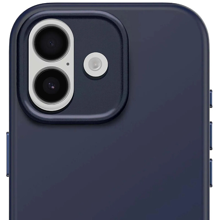 Avis Decoded Coque Compatible MagSafe pour iPhone 17 en Silicone Antimicrobienne Bleu marine