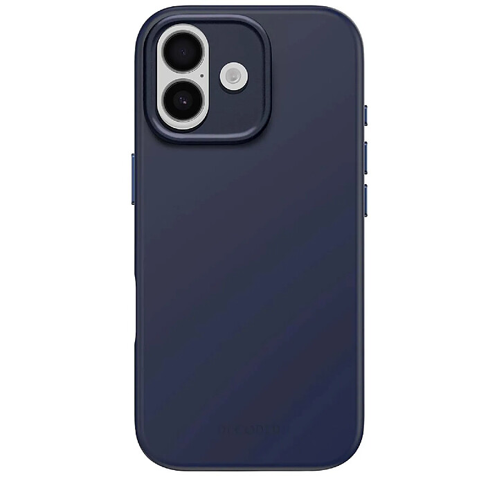 Decoded Coque Compatible MagSafe pour iPhone 17 en Silicone Antimicrobienne Bleu marine