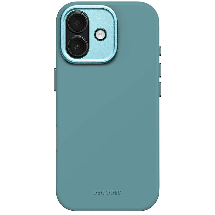 Decoded Coque MagSafe en Silicone Antimicrobienne pour iPhone 17 Turquoise