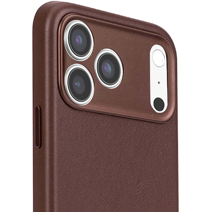 Acheter Decoded Coque pour iPhone 17 Pro MagSafe en Cuir Antichocs Marron