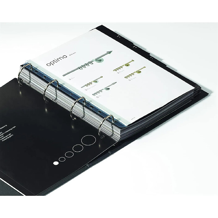 DURABLE Boite de 50 baguettes à relier format A4 épaisseur 3 mm Transparent pas cher