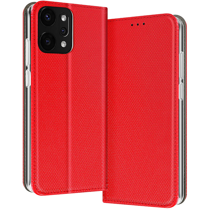 Avizar Étui pour Oppo Reno 14 Texturé Strié avec Porte-cartes