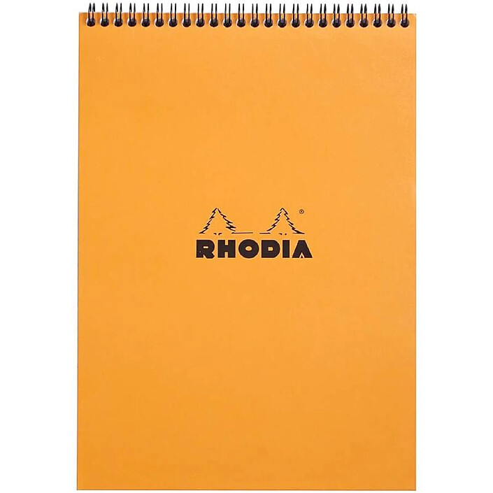 RHODIA Bloc RI Classic ORANGE 21x29,7cm 80F 80g Q.5x5 x 5