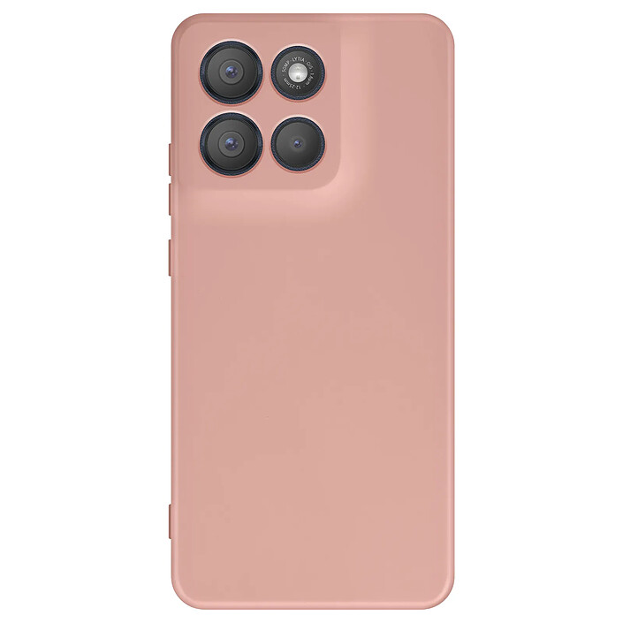 Avizar Coque pour Moto G86 / G86 Power Soft-Touch en Silicone Série Fast Cover Rose