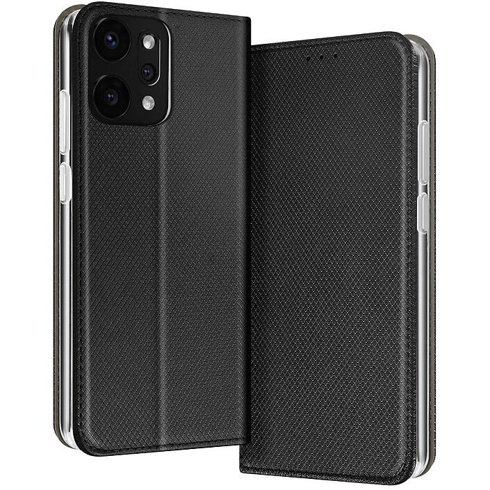 Avizar Étui pour Oppo Reno 14 Texturé Strié avec Porte-cartes