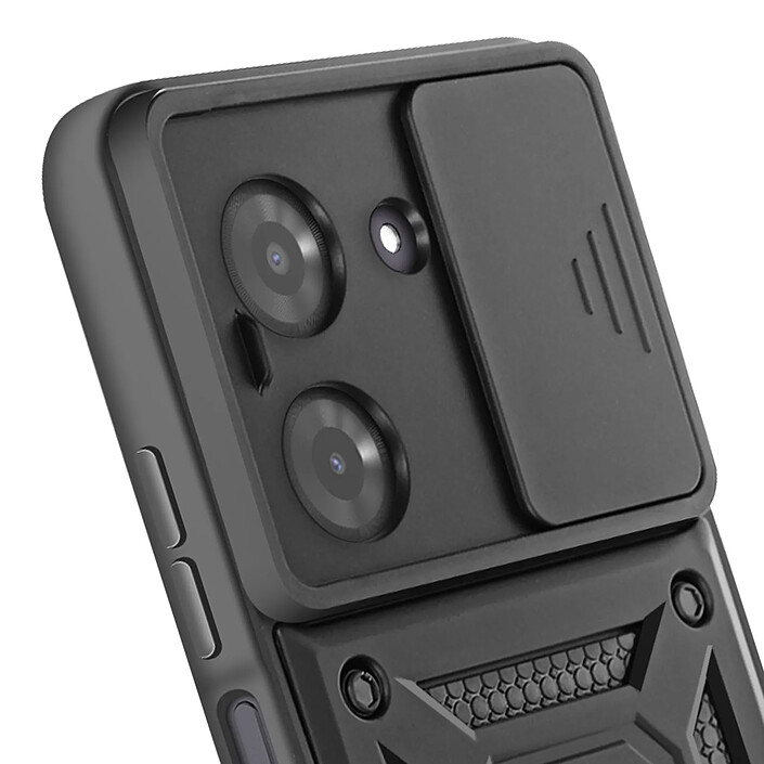 Acheter Avizar Coque pour Redmi A5 avec Bague Support et Cache Caméra Coulissant Noir