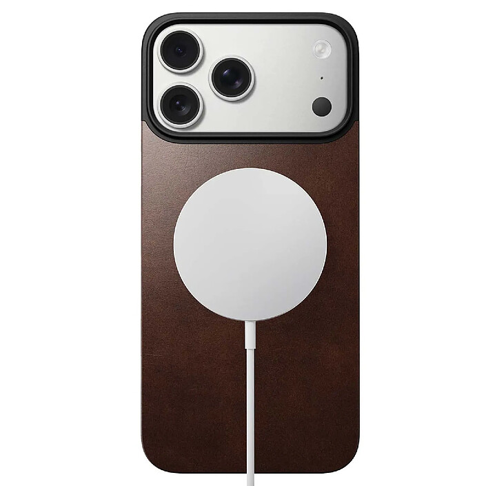 Avis Nomad Coque pour iPhone 17 Pro Max MagSafe en Cuir Horween Ultra-Mince Marron